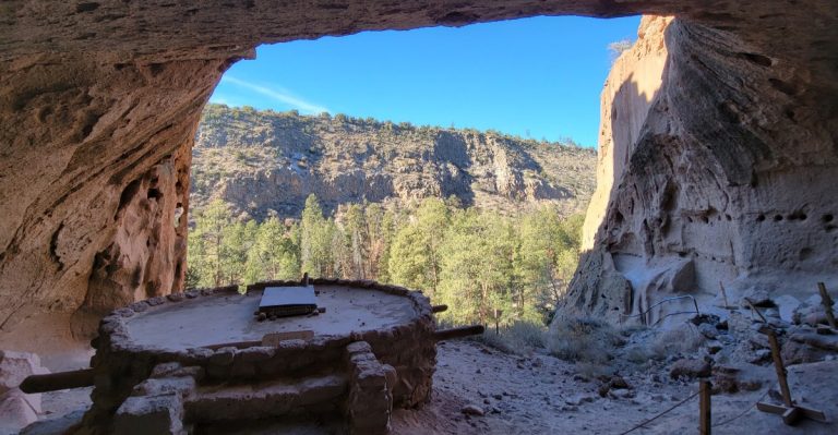You Can Walk Through A Town Carved Into The Cliffs In New Mexico