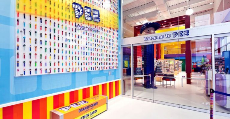 This Connecticut Candy Factory Has The World’s Largest PEZ Dispenser And A Window Into Production
