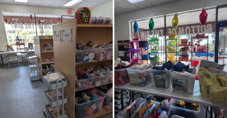 This Florida Art Store Turns Other People’s Craft Supplies Into A Treasure Hunt