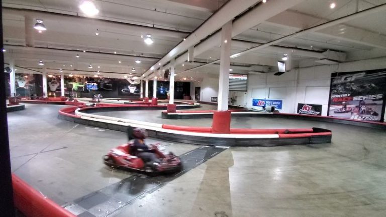 Washington Has A Massive Indoor Go-Kart Track That Keeps The Whole Family Racing All Winter