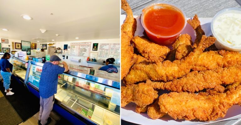 Steaming Bowls Of Clam Chowder And Fried Perch Come Out Of This No-Frills Lake Michigan Fish Market In Illinois