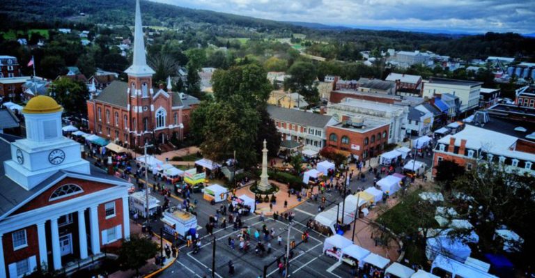 This Pennsylvania Fall Festival Fills A Historic Downtown With Pumpkins, Crafts, And Cider Every Weekend