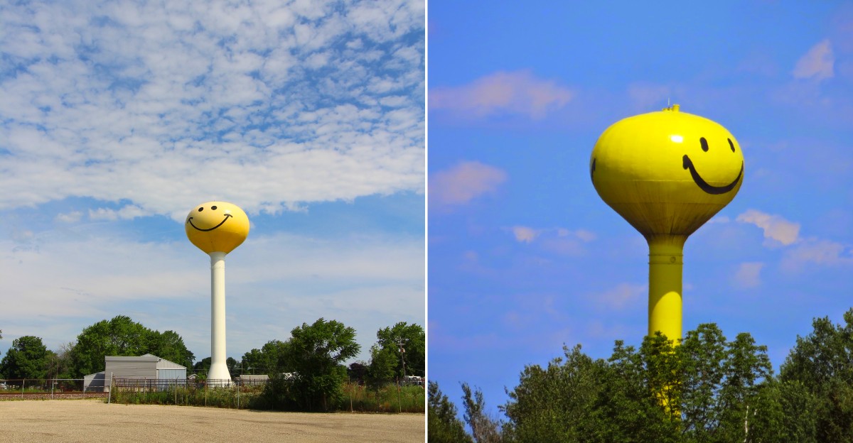 The Smiley Face Water Tower