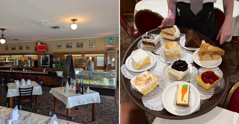 This Century-Old Route 66 Cafe In Illinois Still Rolls Its Dessert Tray Right To Your Table