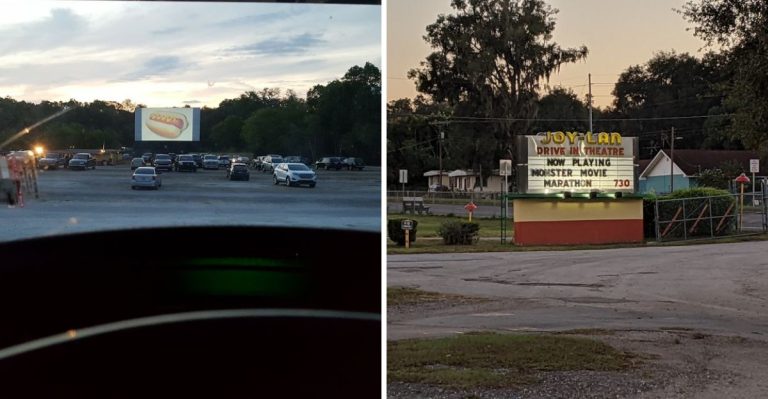There’s Nothing Like A Night At This Iconic 1949 Drive-In Still Glowing In Small-Town Florida