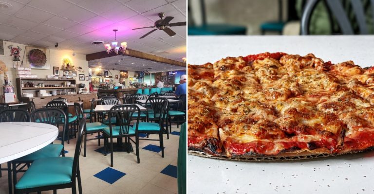 This Old-School Chicago Tavern Pizzeria Still Cuts Its Cracker-Thin Pies Into Squares The Neighborhood Way