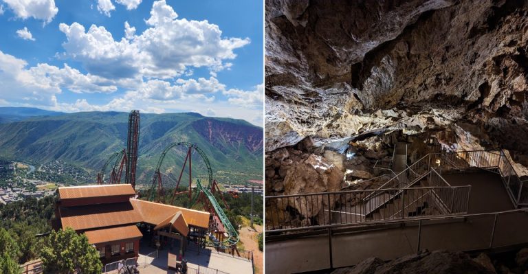 The Highest-Elevation Full-Size Coaster In The U.S. Clings To A Colorado Mountainside