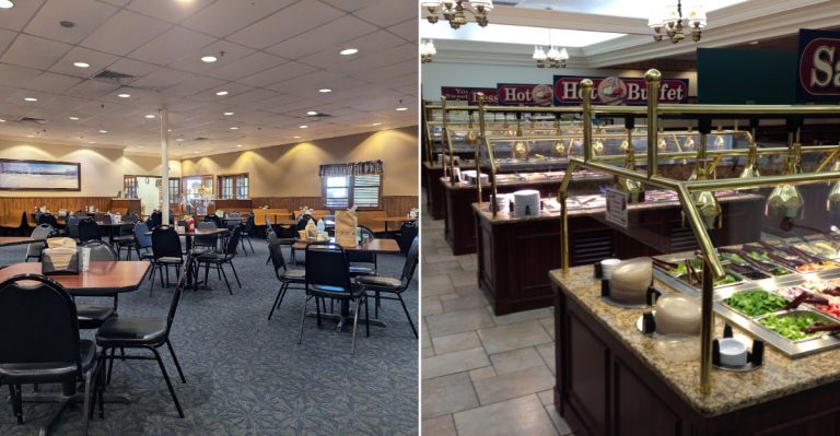 This Pennsylvania Buffet Serves Mountains Of Fried Chicken But The Crowds Thin Out After Dark