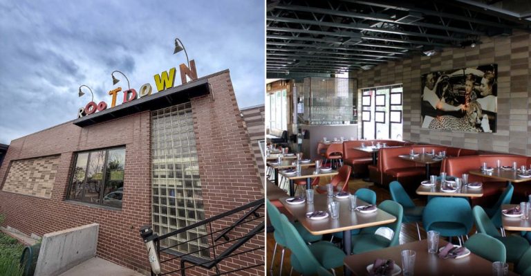 This Colorado Restaurant In Denver Hides Inside A Reclaimed Midcentury Gas Station