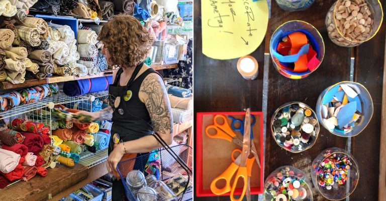 This Ohio Creative Reuse Store Turns Other People’s Craft Supplies Into A Treasure Hunt
