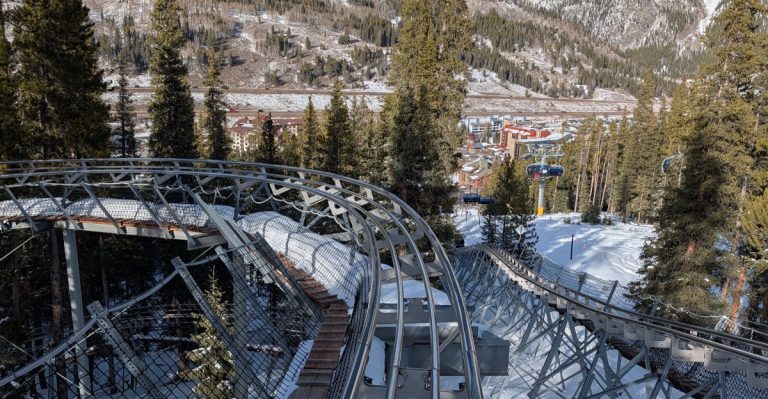 One Of America’s Longest Colorado Alpine Coasters Runs 5,800 Feet Through Copper Mountain