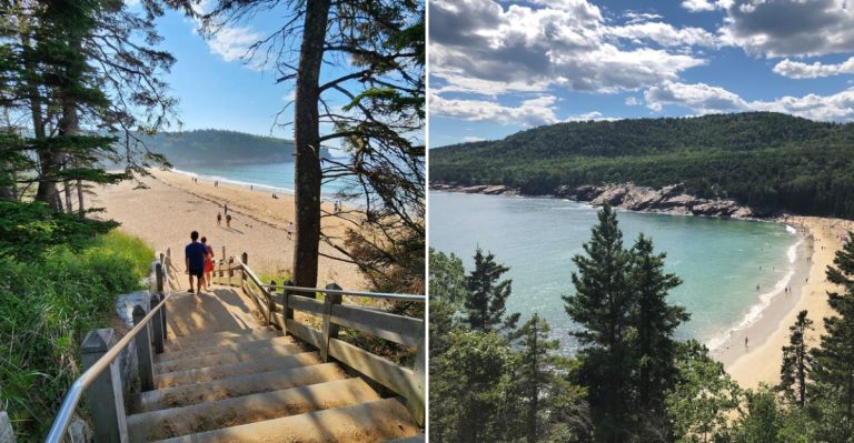 This Stunning Maine Beach Is Hidden Between Acadia’s Rocky Cliffs