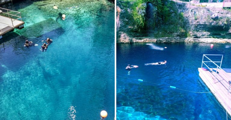 Florida Has A Glowing Blue Cave Along Its Coast That Almost Nobody Talks About