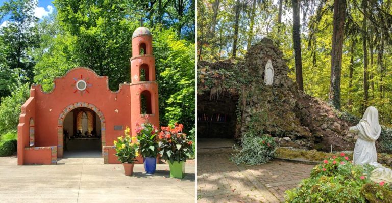 This Peaceful Ohio Shrine Hides Wooded Paths, Grottos, And A Remarkable Pilgrimage Story