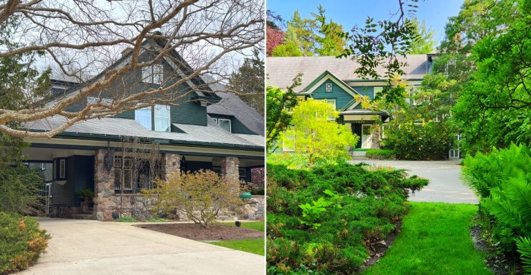 The Pines Home on the Dow Gardens property