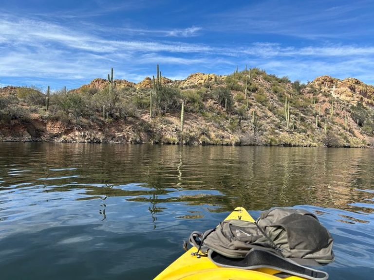 The Enchanting Glowing Kayak Ride On This Arizona Lake Feels Like Paddling Through Starlight