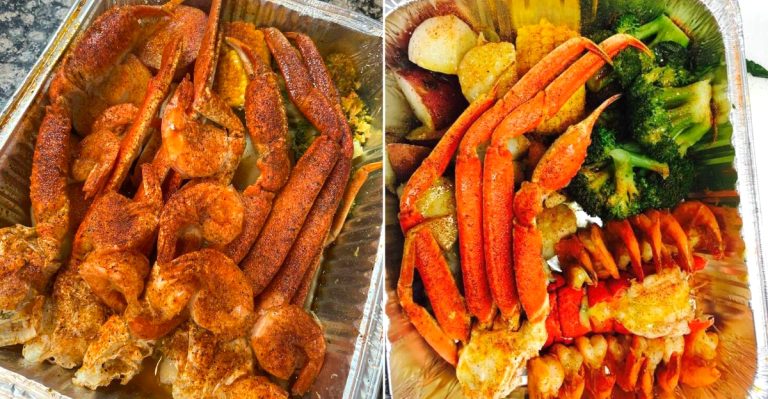 This Ohio Cafe Piles Crab Legs, Jumbo Shrimp, And More Onto Massive Seafood Platters Made For Sharing