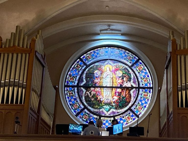 Stained Glass Windows Glow Like Jewels Inside This Century-Old Arizona Cathedral