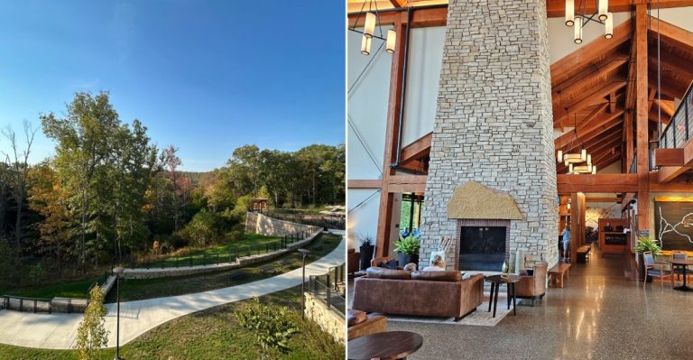 This Ohio State Park Lodge Is The Cozy Fall Weekend Escape You Need