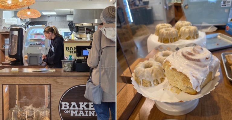 This New Maine Cafe Serves Giant Cinnamon Rolls And Seriously Big Portions