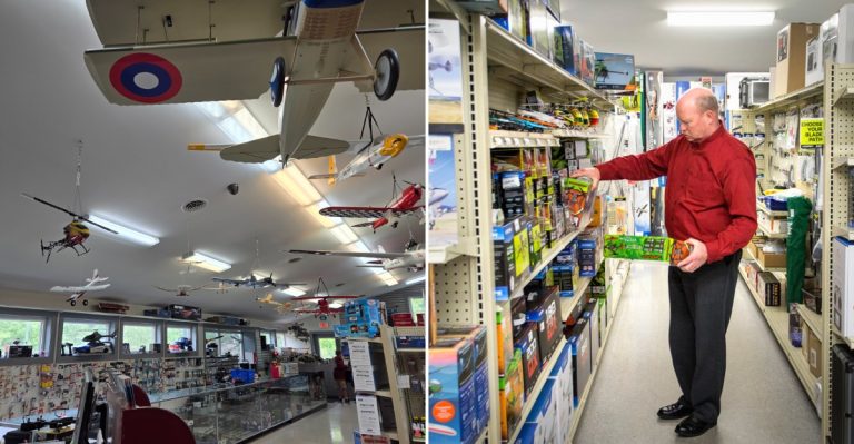 Model Train Fans Could Spend An Entire Afternoon Inside This Old-School Maine Hobby Shop