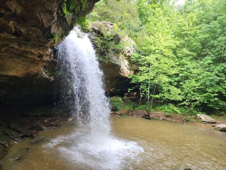 This Secret Illinois Cave Trail Leads To A Hidden Underground Waterfall