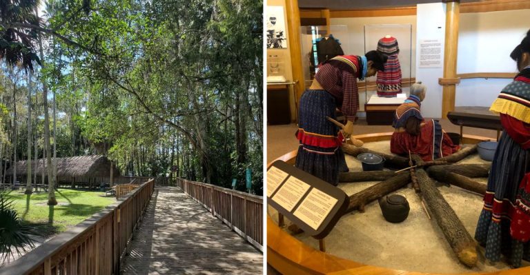 This 60-Acre Florida Everglades Museum Quietly Preserves 5,000 Years Of Seminole History