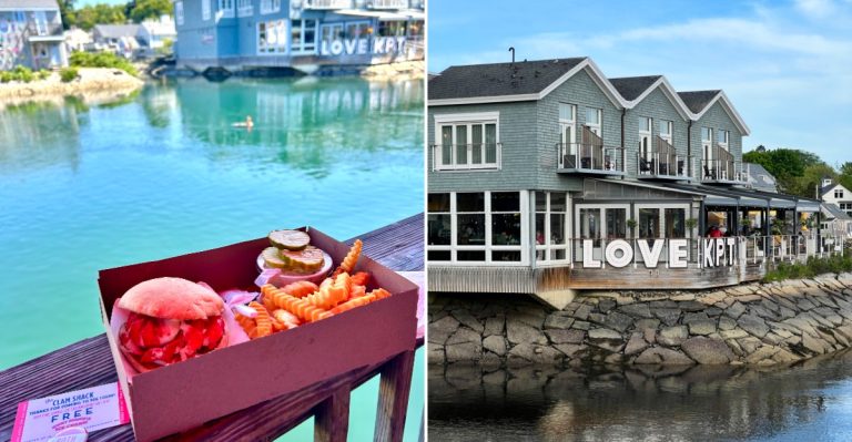 This Maine Clam Shack Sits So Close To The Water That Lunch Feels Like A Postcard