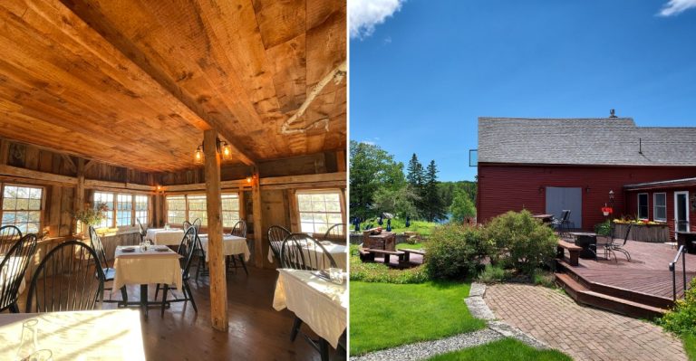 This Maine Restaurant Inside A 1793 Building Is Unlike Your Typical Dinner Spot