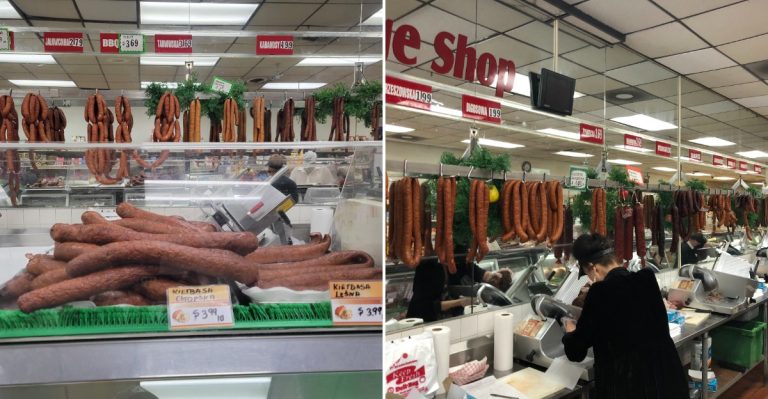 More Than 20 Kinds Of House-Smoked Polish Sausage Hang Behind One Counter At This Little Chicago, Illinois Shop