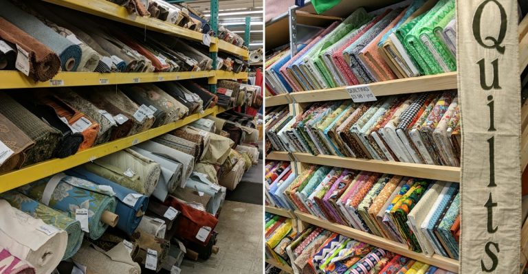 This Maine Fabric Warehouse Has Millions Of Yards Of Fabric And An Incredible Selection Of Discount Finds