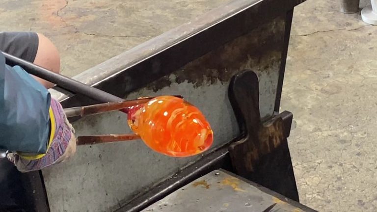 You Can Watch Glass Artists Blow Molten Color Into Bowls At This Washington Studio Where Anyone Can Try It