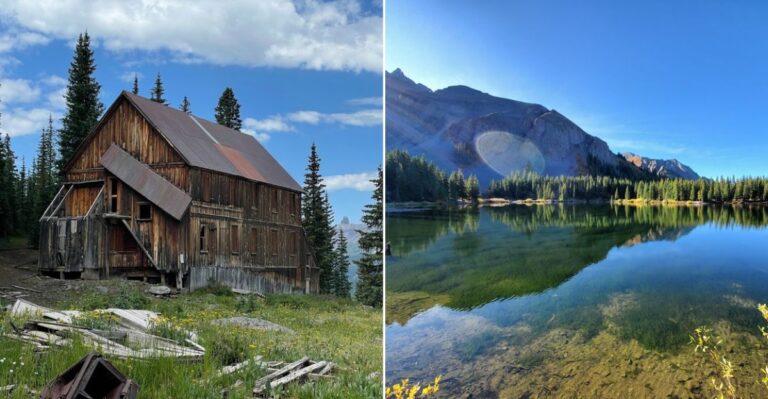 Did You Know Colorado Has An Entire Mining Town Frozen In Time Near A Mountain Lake?