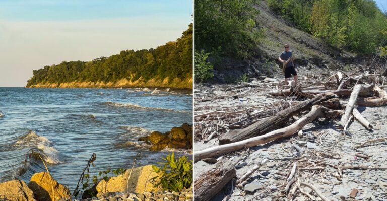 This Hidden Pennsylvania Beach Park Makes Rock Hunting An Unexpectedly Creative Adventure