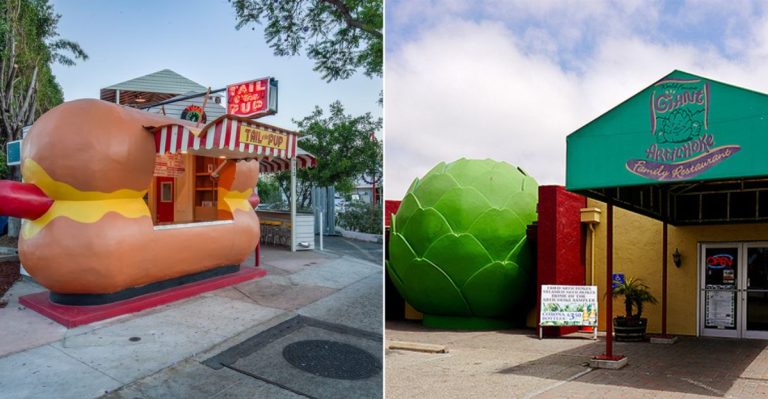 10 California Food Stops Where The Building Tells You What To Order Before You Even Park