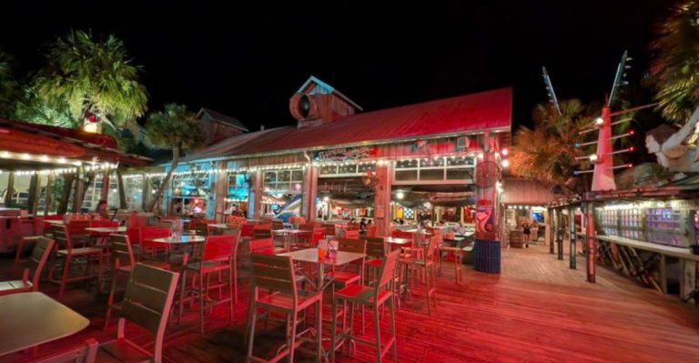 This Florida Gulf Breeze Restaurant Lets You Dine In The Sand Beside Santa Rosa Sound