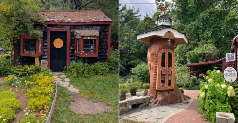 This New Hampshire Restaurant Is Hidden Down A Dirt Road Inside A Real-Life Storybook Cottage