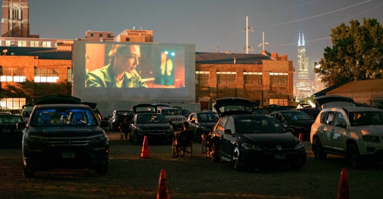 This Classic Illinois Drive-In Brings Movies Under The Stars To The Heart Of Chicago