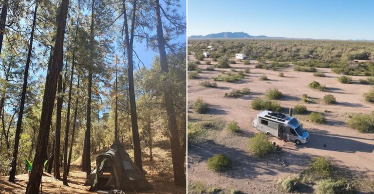 10 Off-Grid Arizona Camping Spots Where You Can Truly Escape The Crowds