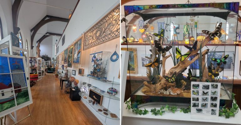 This Little-Known Maine Shop Has Over 10,000 Pieces Of Antique Stained Glass