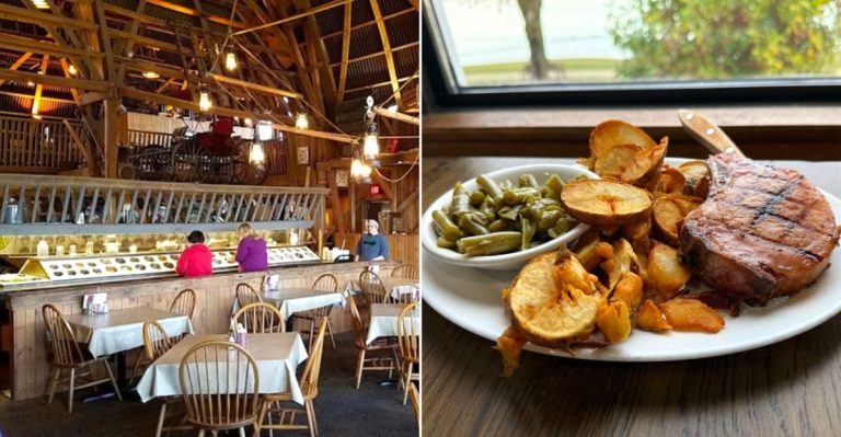 This Ohio Barn Restaurant Serves A Weekend Buffet Worth Bringing Your Appetite For