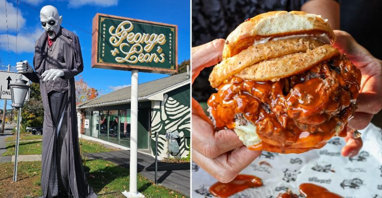 This Maine Restaurant Combines Monster-Sized Sandwiches With A Horror Movie Atmosphere
