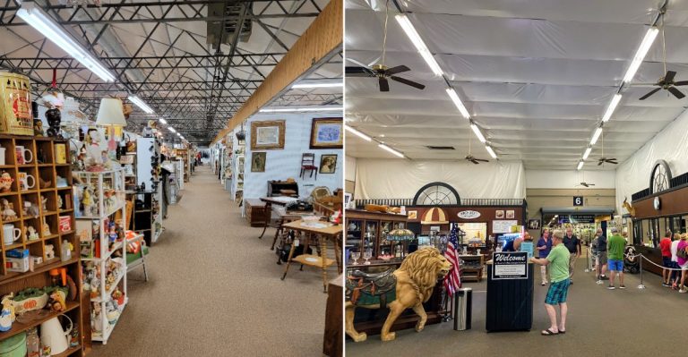 This Old-School Ohio Market Packs Rows Of Vintage Finds And Endless Nostalgia Under One Roof