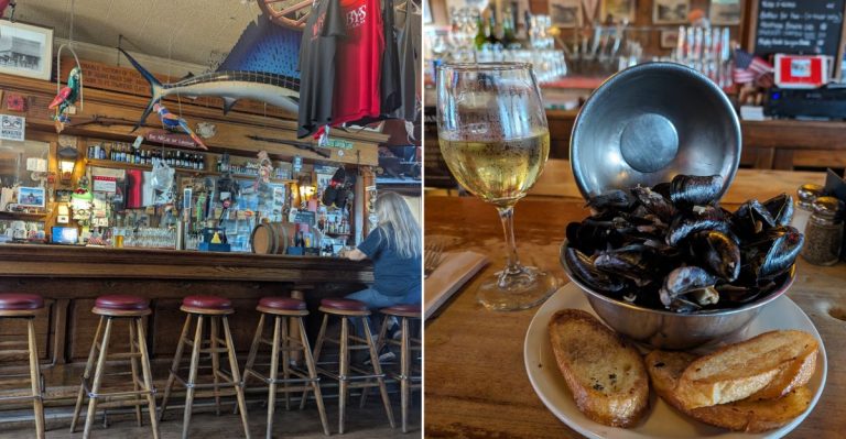People Travel From All Over Washington Just To Try The Local Mussels At This Island Tavern