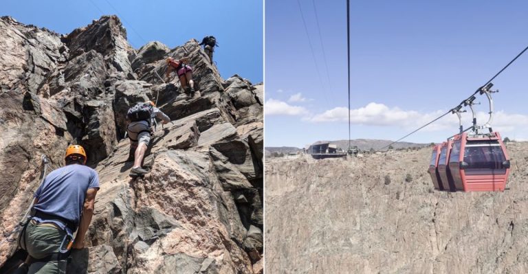 America’s Highest Suspension Bridge Hangs 956 Feet Above A Colorado Gorge