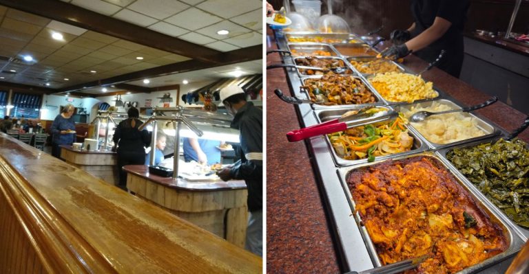 This South Carolina Buffet Serves Mountains Of Catfish But The Crowds Thin Out After Dark
