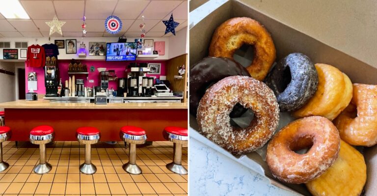 Doughnuts Still Come Out Warm Before Sunrise At Spunky Dunkers In Palatine, Illinois