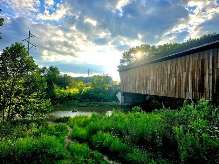 This Illinois Covered Bridge Was One Of The Last You Could Drive Across