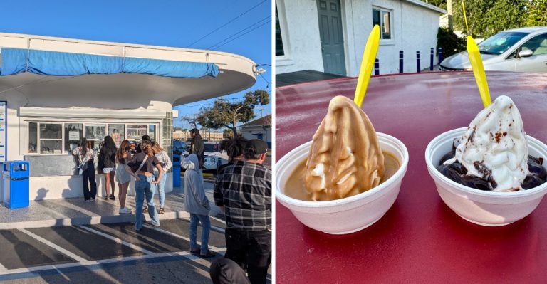 This Old-School Florida Ice Cream Stand Serves Mountains Of Soft Serve For Cheap