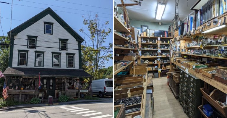 This Three-Story Maine Tool Shop Is Packed With Thousands Of Vintage Finds